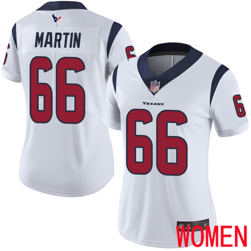 Houston Texans Limited White Women Nick Martin Road Jersey NFL Football #66 Vapor Untouchable->youth nfl jersey->Youth Jersey